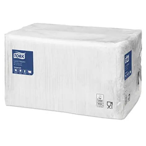 Prägeservietten 1lg. weiß 1/8 Falz 33x31cm 4000 Stück