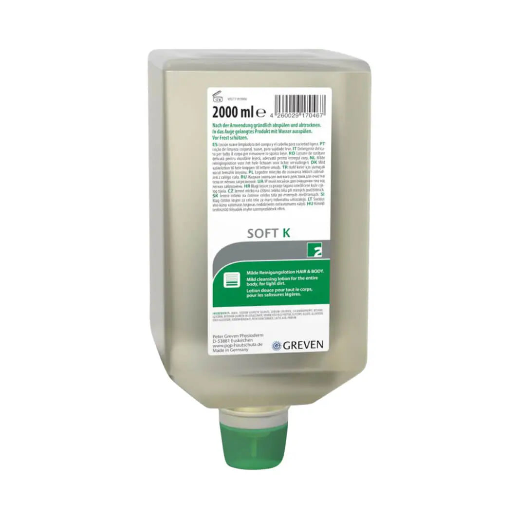 Greven Soft K milde Reinigung 2 Liter Varioflasche
