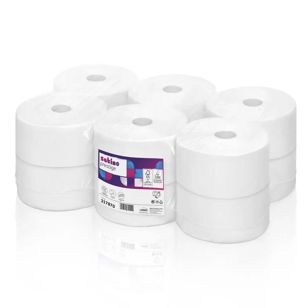 Toilettenpapier Mini Jumbo Satino Prestige 12 Rollen