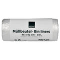 Abfallbeutel 16L HDPE transparent 2000 Stück