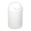 Schwingdeckeleimer klein 7 Liter weiß