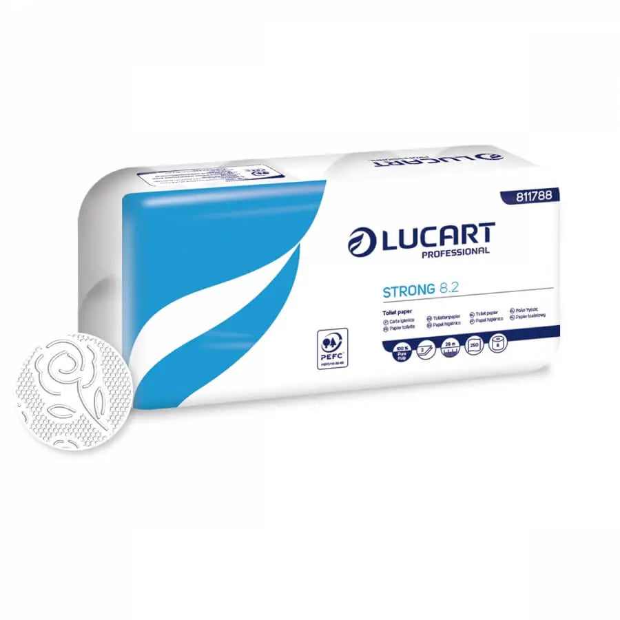 Toilettenpapier Lucart prof. Strong 72 Rollen