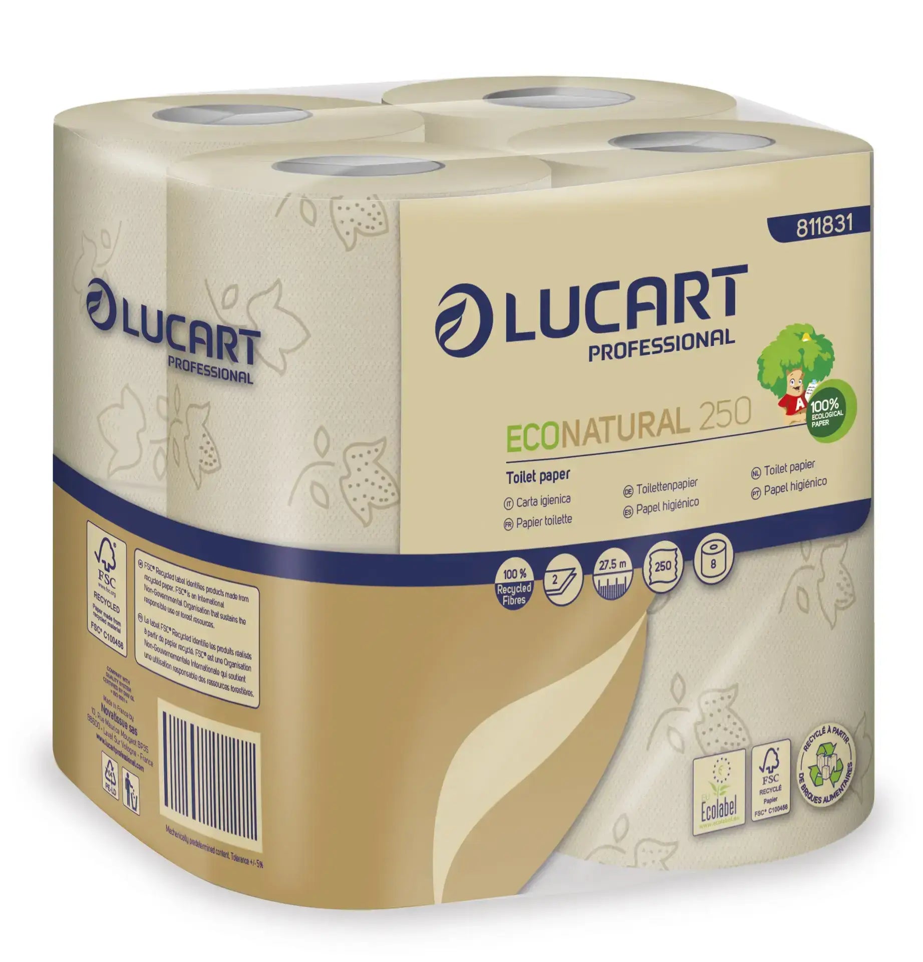 Toilettenpapier Eco Natural 64 Rollen