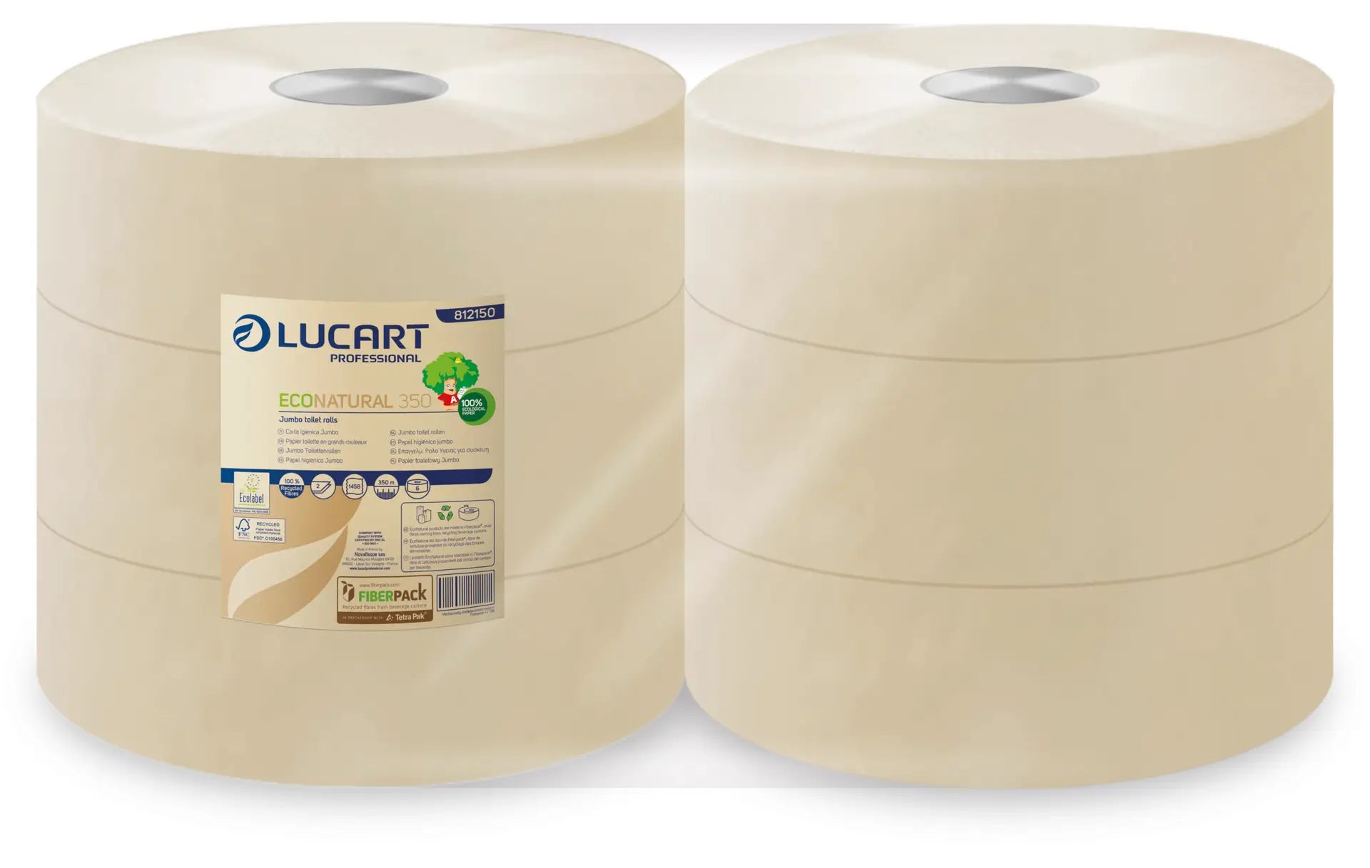 Toilettenpapier Großrolle Eco Natural 6 Rollen