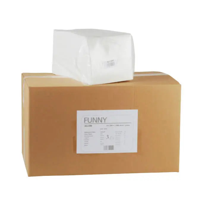 Zelltuchservietten weiß 1/4 Falz 3lg. 33×33 cm 1500 Stück